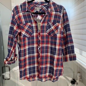*Brand New* 4th of July Plaid Shirt